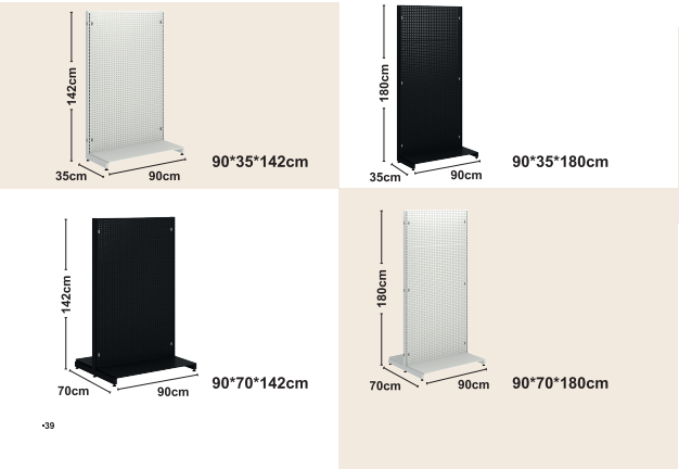 Pegboard Frame Max Shelves o‘z.